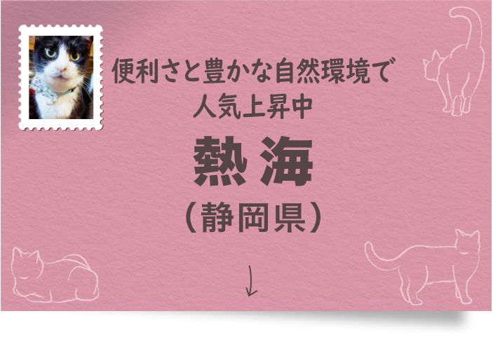 便利さと豊かな自然環境で人気上昇中 熱海（静岡県）