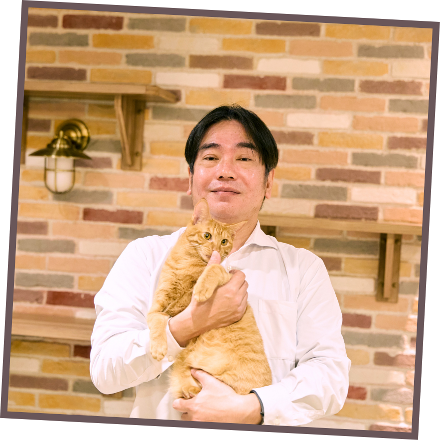保護猫カフェきゃりこ オーナー 福井隆文さん