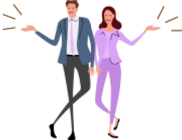 男女カップルイラスト