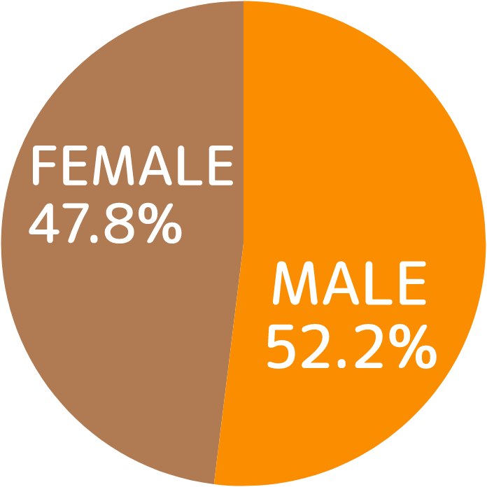 男女比