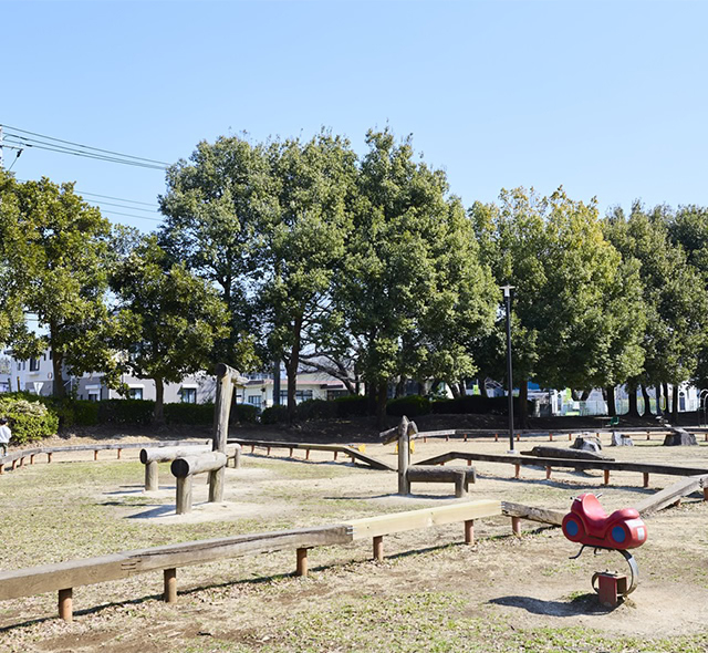 緑が豊かな公園