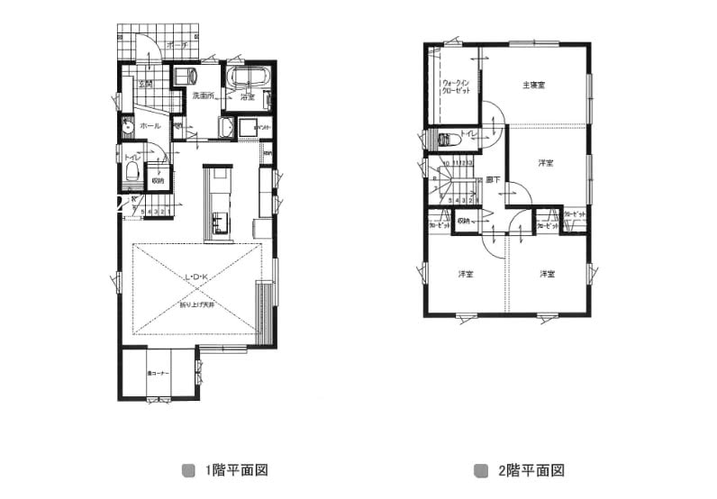 「八王子S邸」の間取り図をお借りしました。チェックして、あれこれとイメージを膨らませてみては?