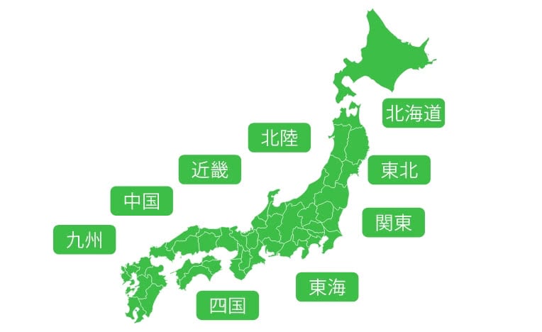 取り扱いエリア