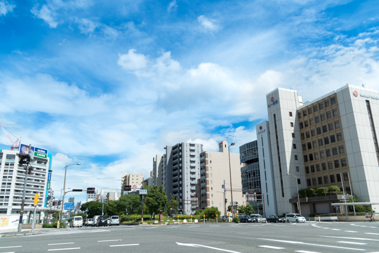 西長堀駅（鰹座橋交差点）