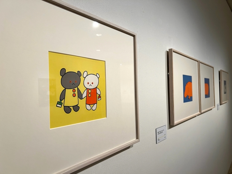 第二章「こぐまちゃん、しろくまちゃん誕生」展示風景