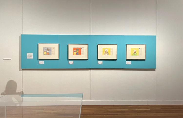 第二章「こぐまちゃん、しろくまちゃん誕生」展示風景