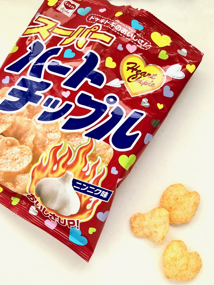 派手なパッケージが期待感を高める「ハートチップル」