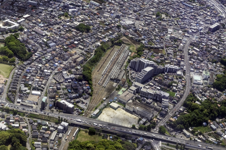 松戸市の街並み