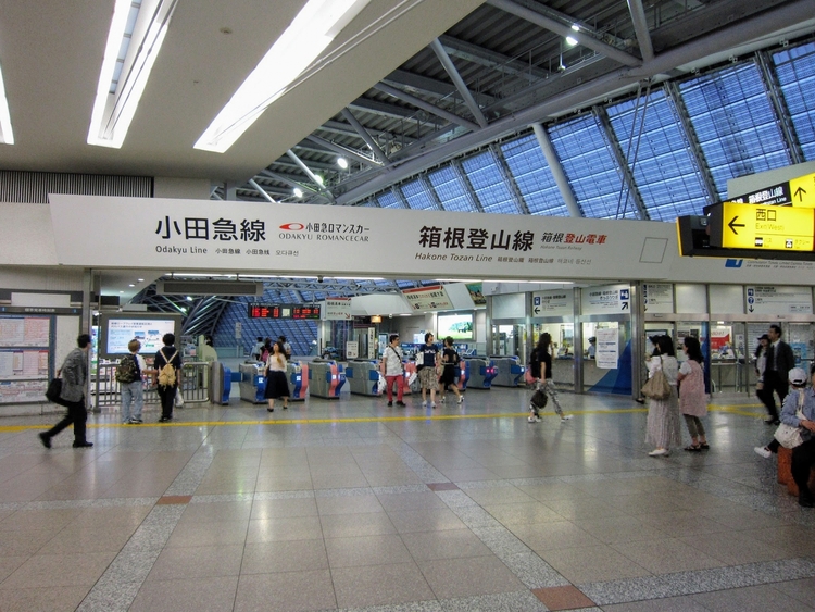 小田原駅の様子