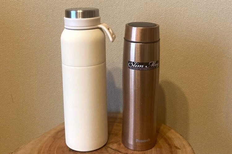 ホットドリンクはステンレスボトルにいつもスタンバイ
