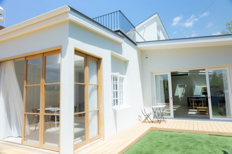 木枠を使用した注文住宅