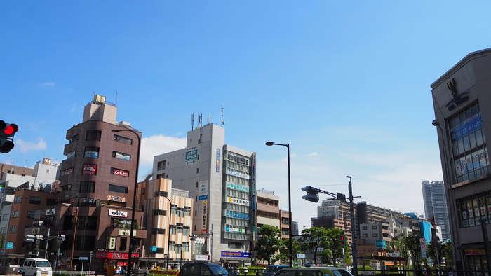 豊洲駅周辺の街並み