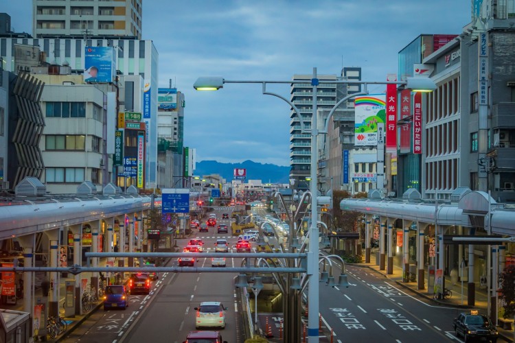 長岡駅前