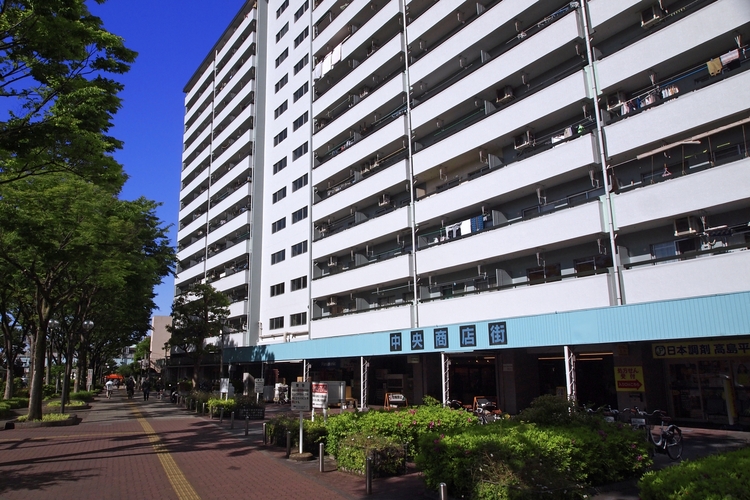 高島平団地 中央商店街