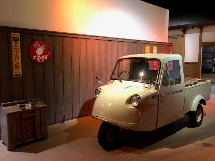 オート三輪のダイハツミゼット。昭和30年代の爆発的なヒット商品