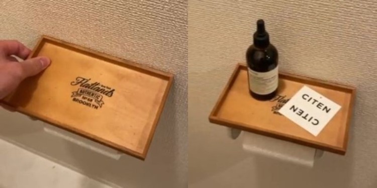 差し込んだら、お気に入りの雑貨やフレグランスを並べて