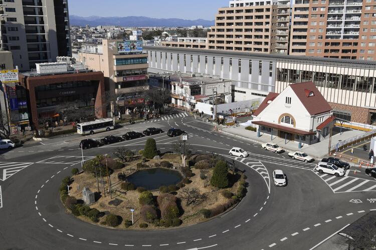 JR国立駅南口の様子
画像提供：国立市