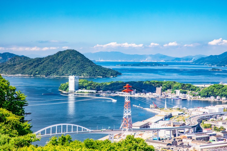 広島湾を望む宇品からの眺め