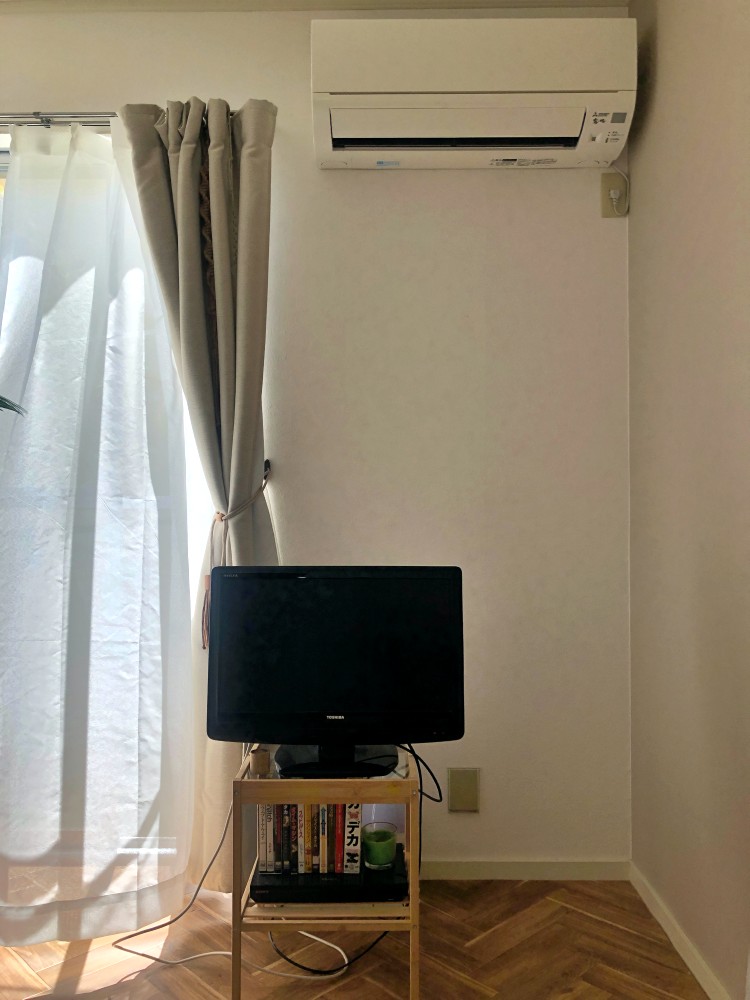 ▲元のテレビの設置状況がこちら
