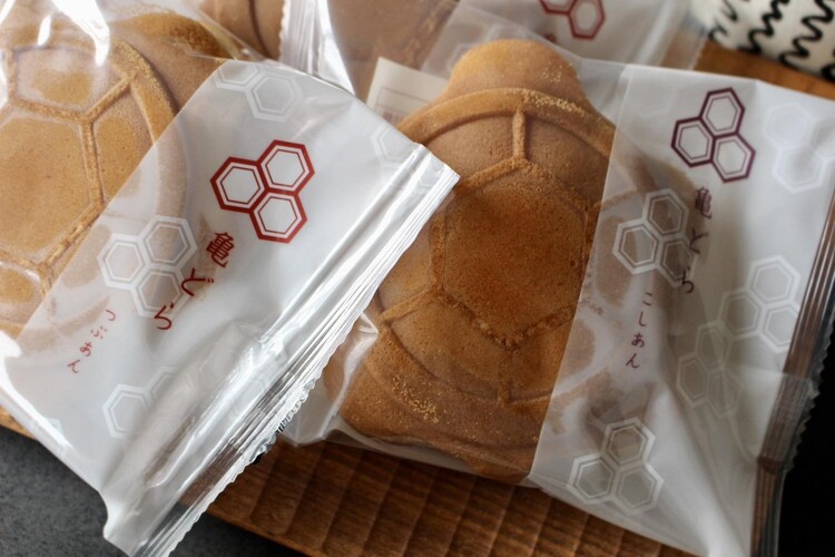 亀どらには、つぶあんとこしあんの2種類がある