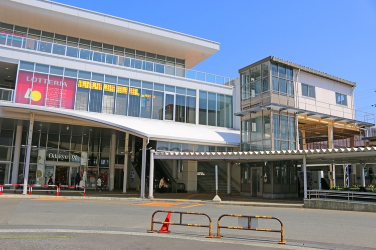 ロータリーのある相武台前駅北口