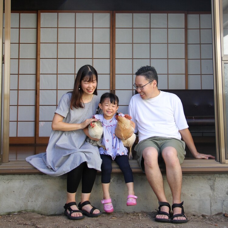 にわとりたちも今では大切な家族の一員