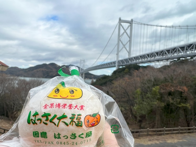 広島でうまれたはっさく大福がお気に入り