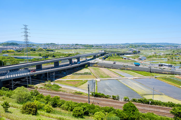 木津川市の風景