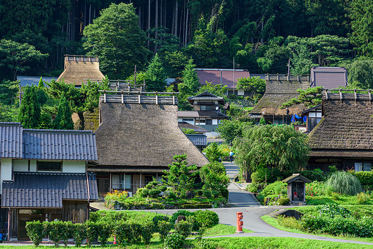 南丹市美山町のかやぶきの里