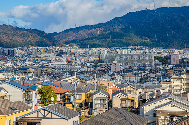 京都市山科区の風景