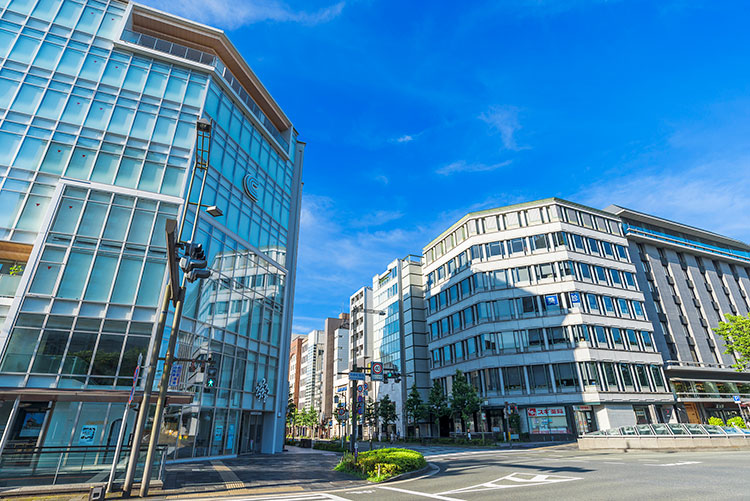 河原町御池の交差点