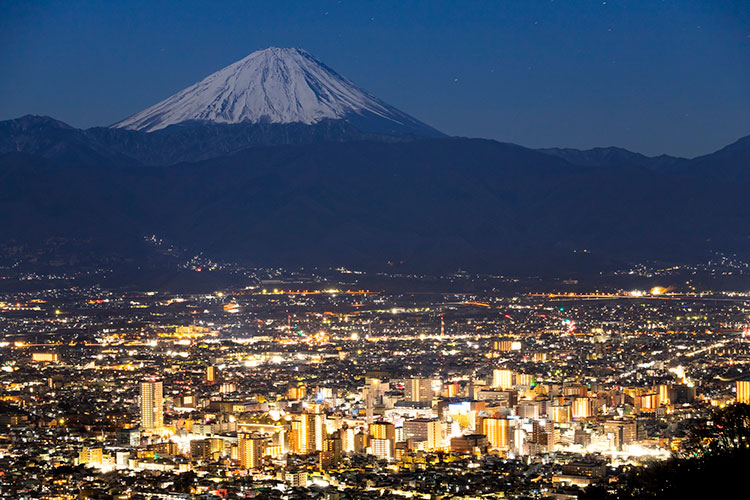 甲府市街