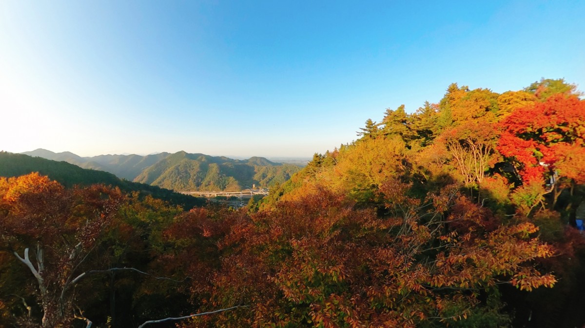 ▲高尾山からの眺め
