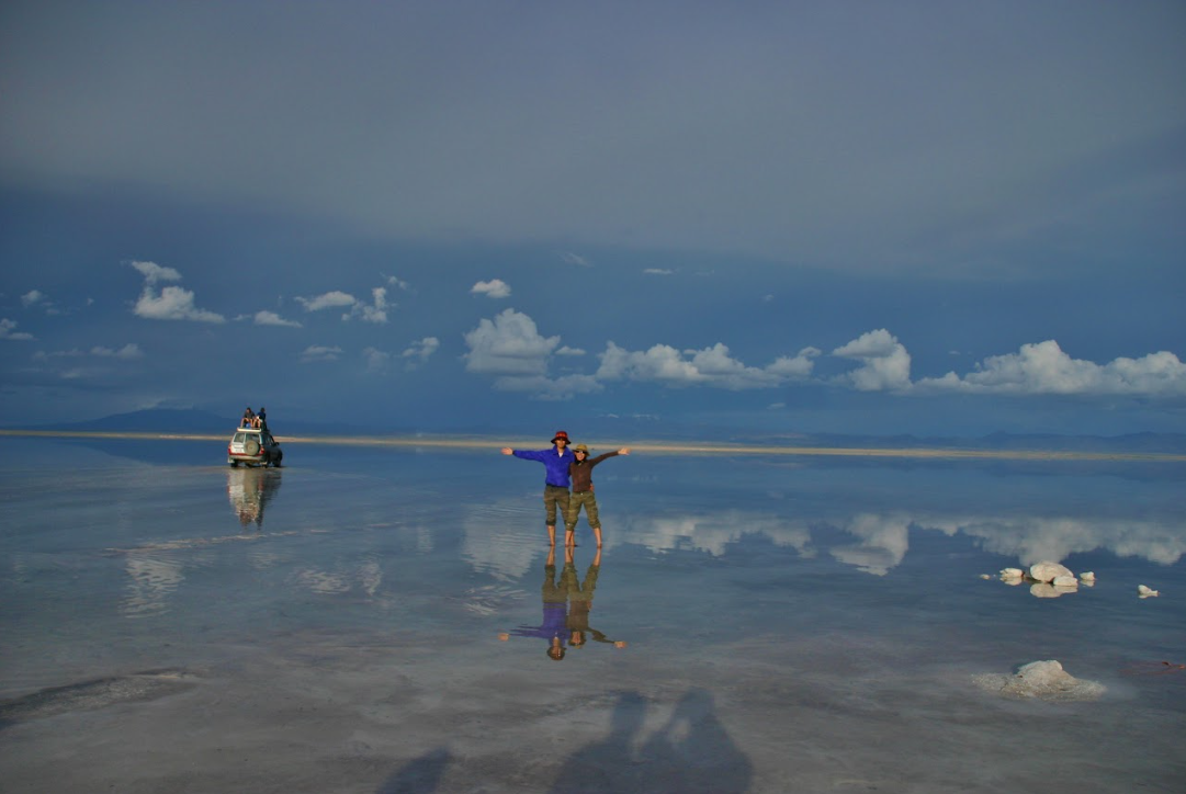 ボリビア・ウユニ塩湖での一枚