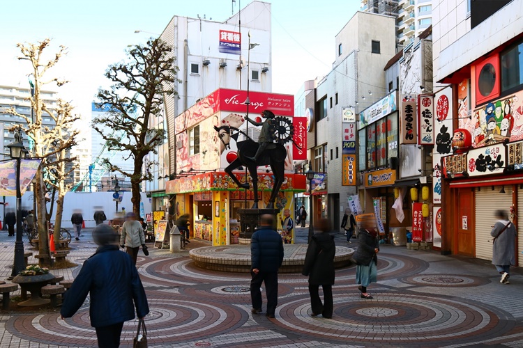 再開発中の樹モール（川口銀座商店街）