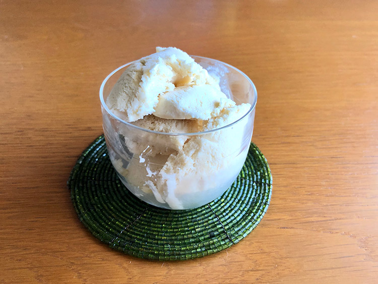 ▲味は濃厚！ お部屋でのんびり味わうにはぴったりです。