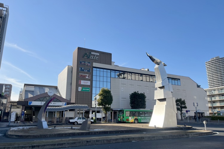 ふじみ野駅東口の様子