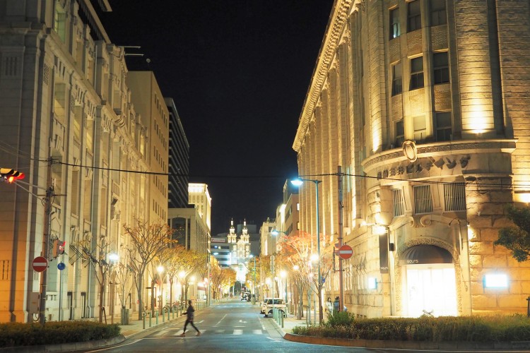 ©一般財団法人神戸観光局
▲夜間は幻想的にライトアップされる旧居留地