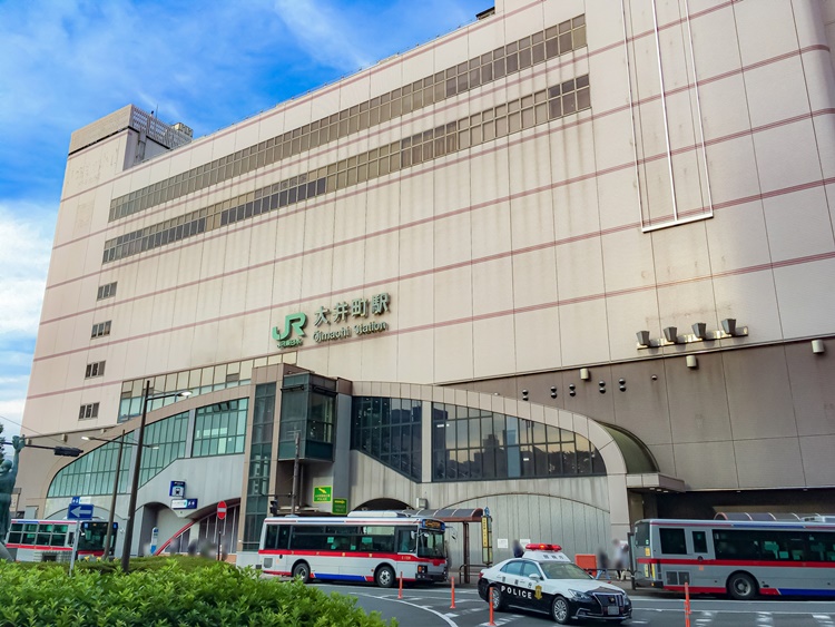 大井町駅前の様子