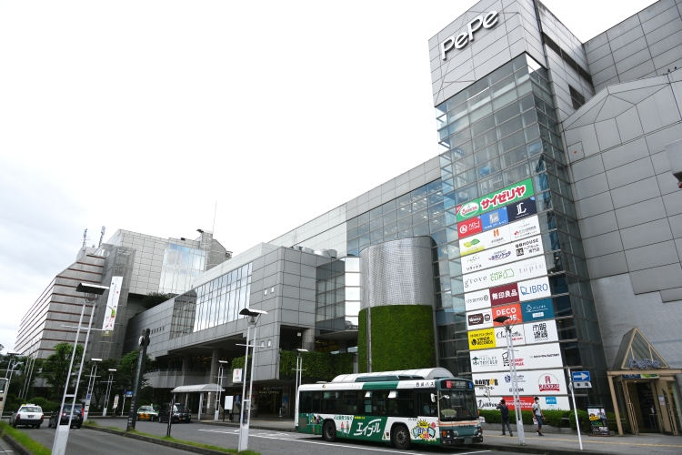 商業施設が集う本川越駅東口
